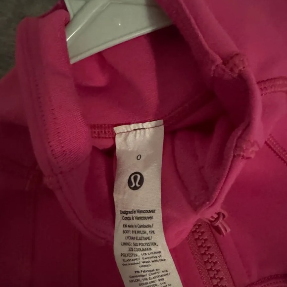 sonic pink cropped define jacket nulu - Picture 4 of 4